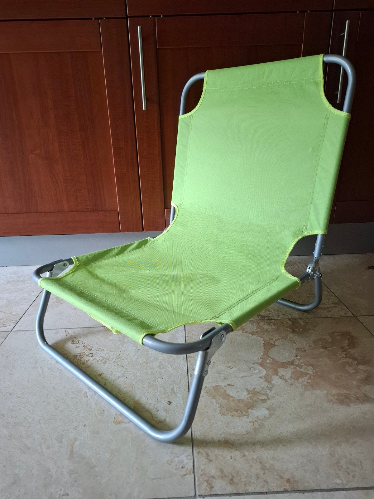 Stoel Strandstoel Visstoel. Inklapbaar. Lichtgewicht, Ophalen, Zo goed als nieuw, Campingstoel