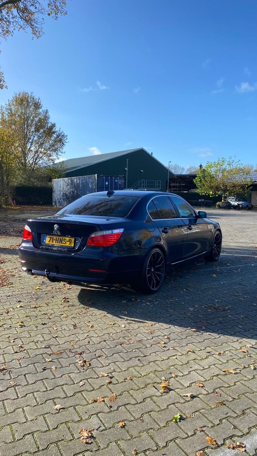 BMW 5-Serie 2.5 I 523 AUT 2009 Blauw, Auto's, BMW, Achterwielaandrijving, 1800 kg, Blauw, Origineel Nederlands