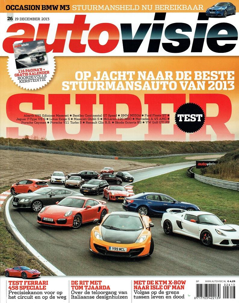 Autovisie 2013 nr. 26 (o.a. Ferrari 458 Speciale), Verzenden, Gelezen, Algemeen