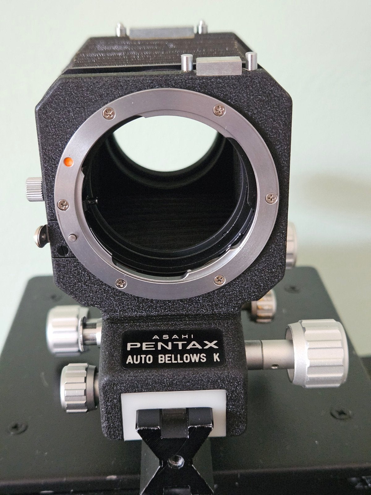Pentax K bellows balgapparaat, Ophalen of Verzenden, Gebruikt, Spiegelreflex, Pentax