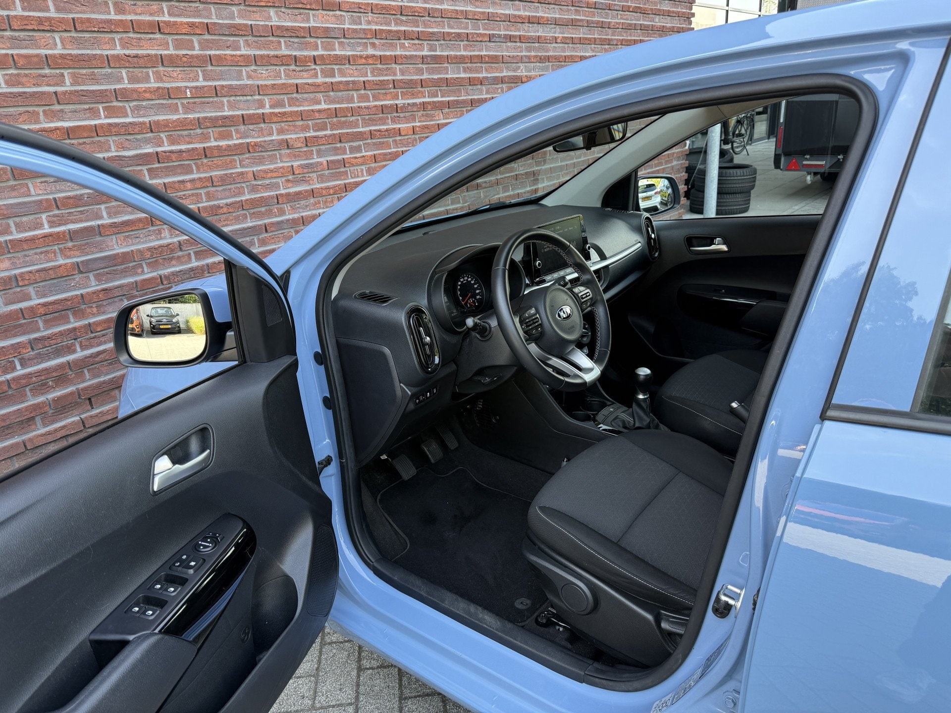 Kia Picanto 1.0 DPi DynamicLine (bj 2021), Auto's, Voorwielaandrijving, Stof, Gebruikt, Origineel Nederlands