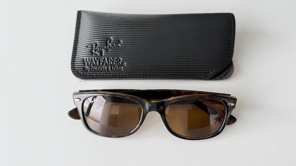 Ray-Ban Wayfarer bruin, Zonnebril, Bruin, Ophalen of Verzenden, Zo goed als nieuw