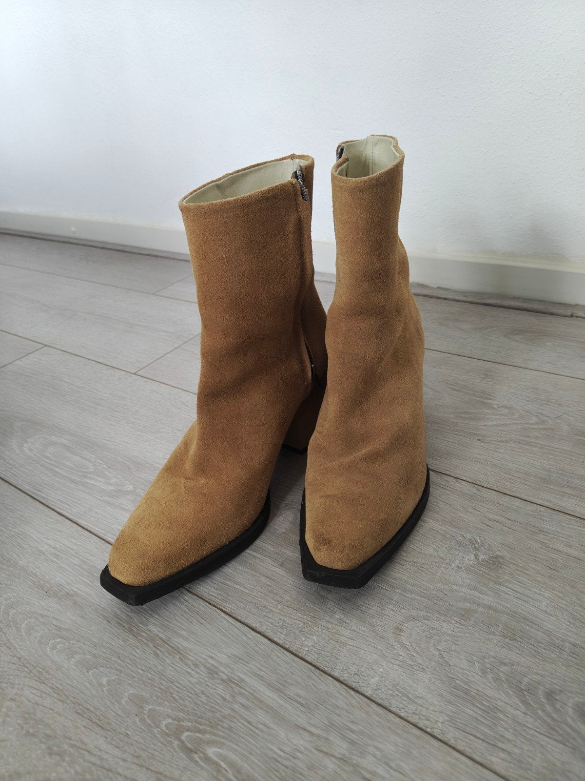 Blackstone leren laarsjes, Beige, Lage of Enkellaarzen, Ophalen of Verzenden, Zo goed als nieuw