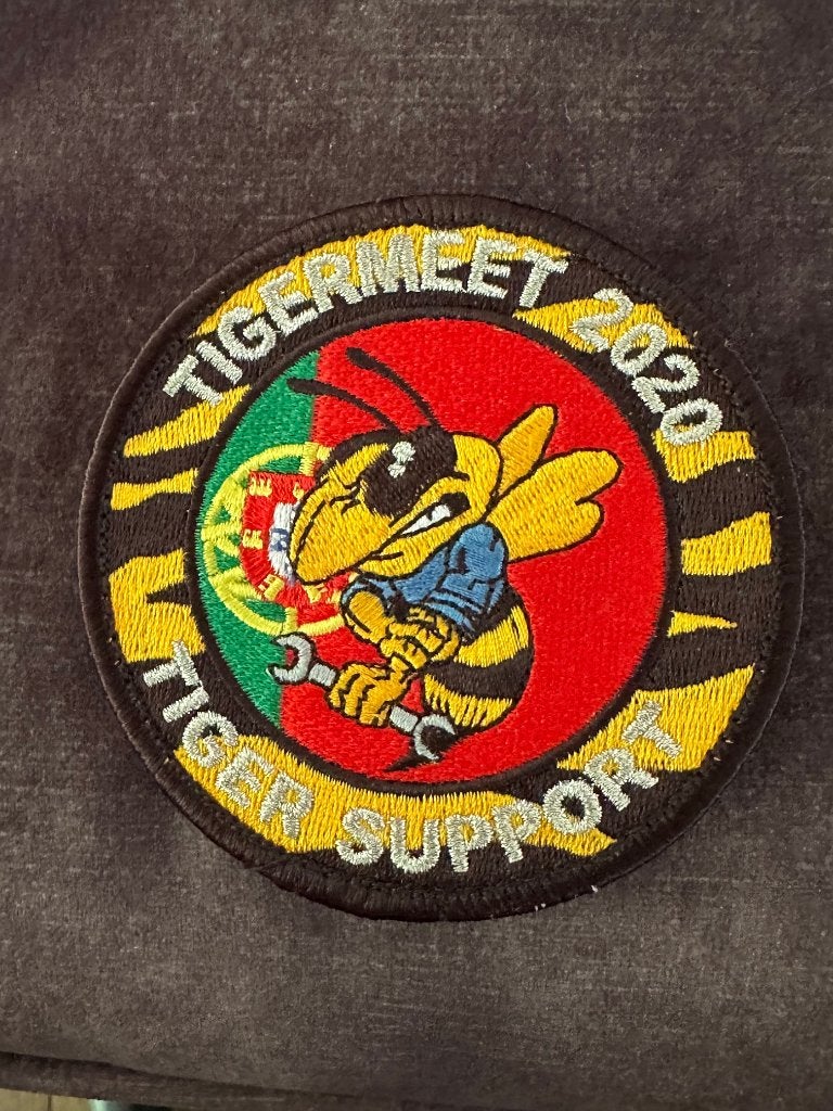 Tigermeet 2020 patch, Ophalen of Verzenden, Gebruikt, Patch, Badge of Embleem