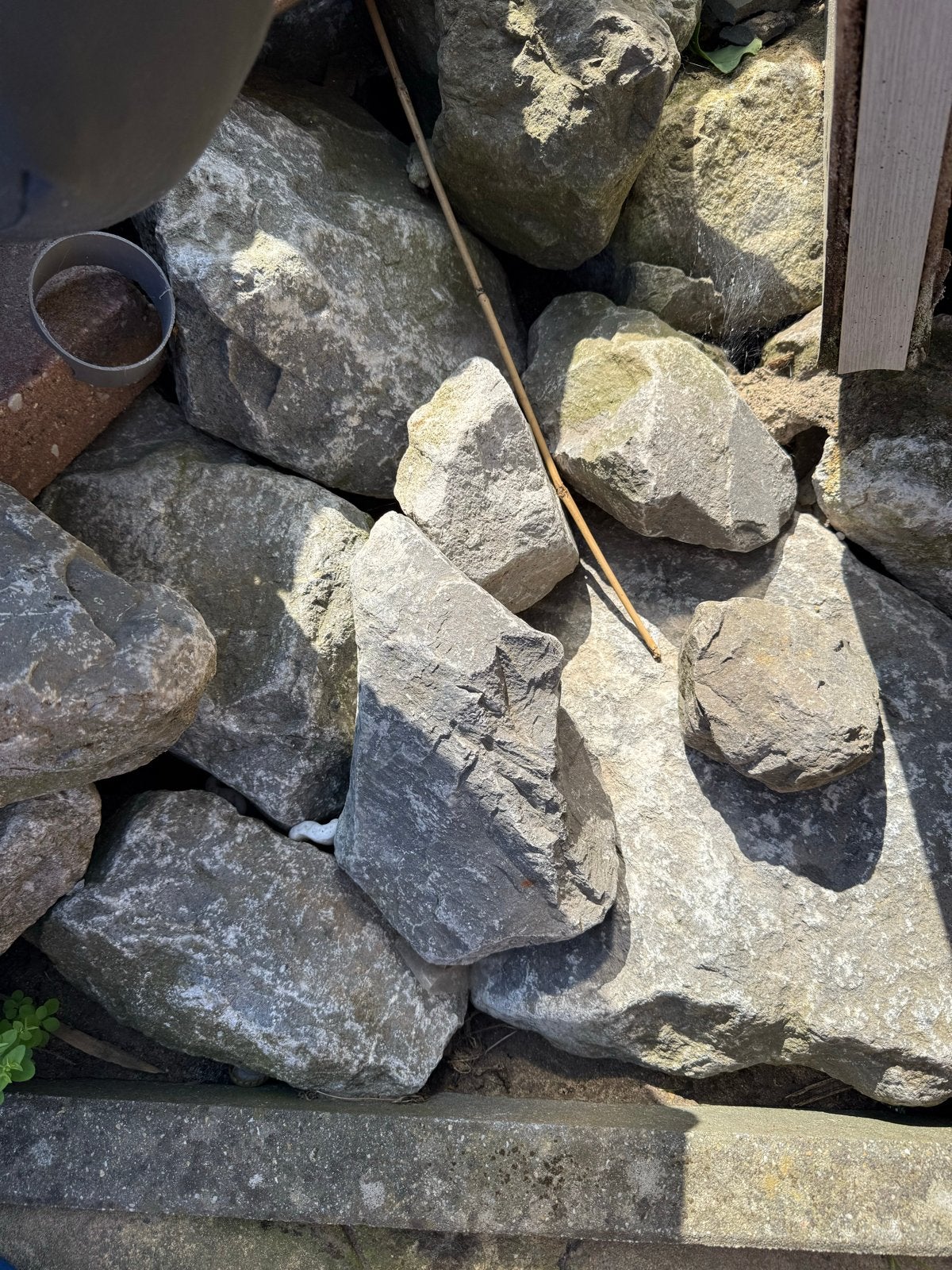 Mooie Basaltkeien voor tuin of landschapsinrichting, Ophalen, Gebruikt, Kei, Basalt