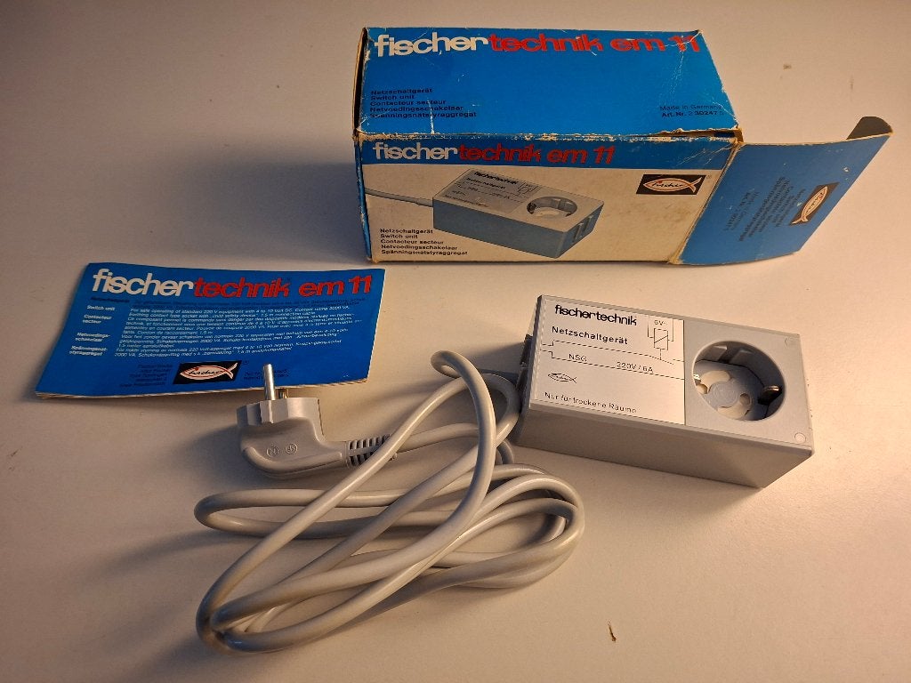 Fischer Technik EM 11 en Mot 4, Ophalen of Verzenden, Zo goed als nieuw