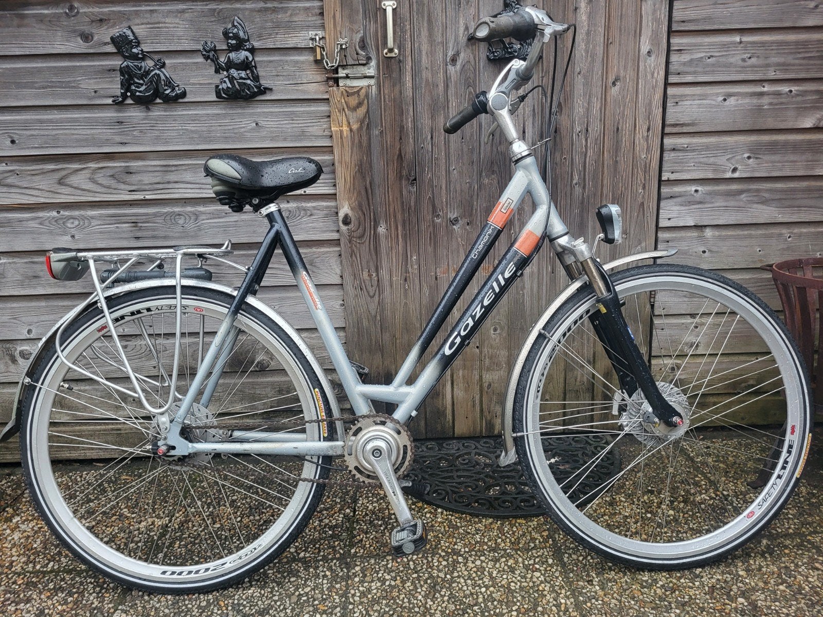 DAMESFIETS GAZELLE CHAMONIX, Ophalen, Minder dan 10 versnellingen, Gebruikt, 56 cm of meer