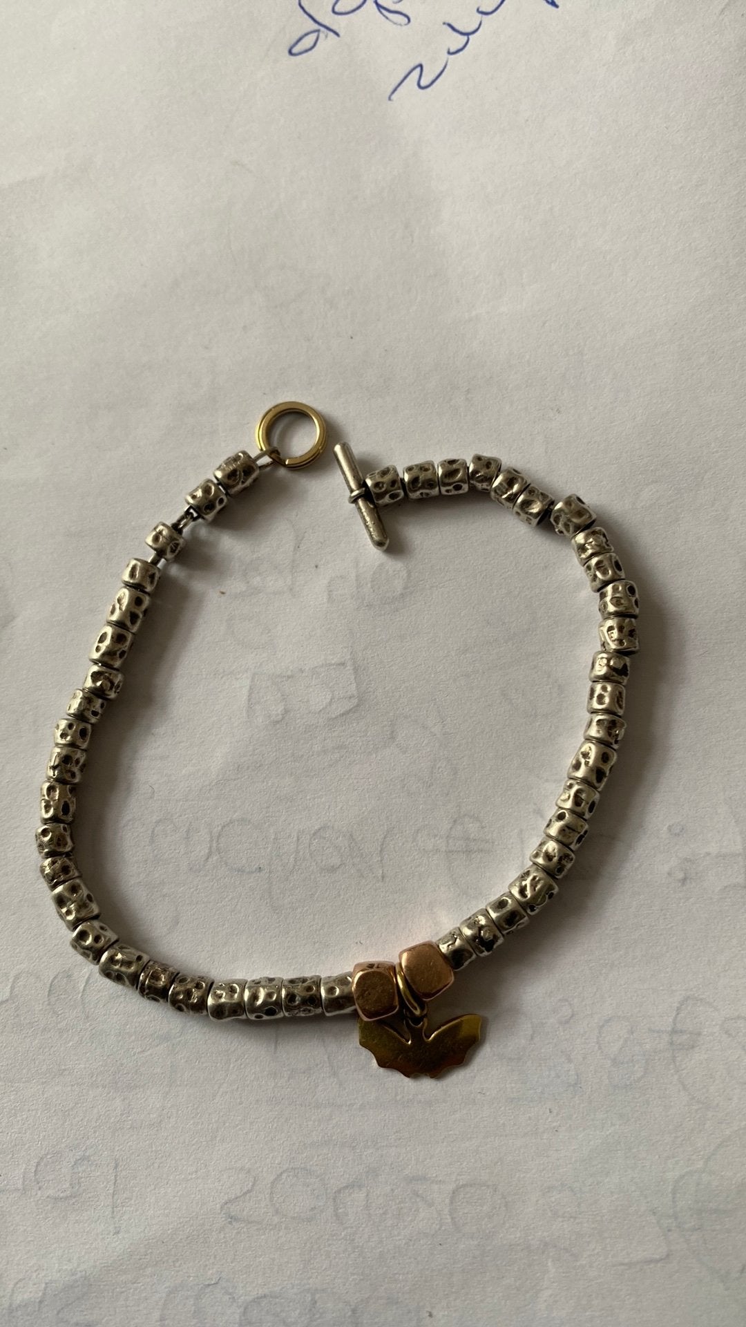 Vintage DoDo Pomellato armband, zilver met goud, Ophalen of Verzenden, Zo goed als nieuw, Rood, Goud