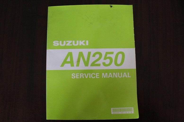 Suzuki AN250 1998 scooter service manual  AN 250, Ophalen of Verzenden, Suzuki
