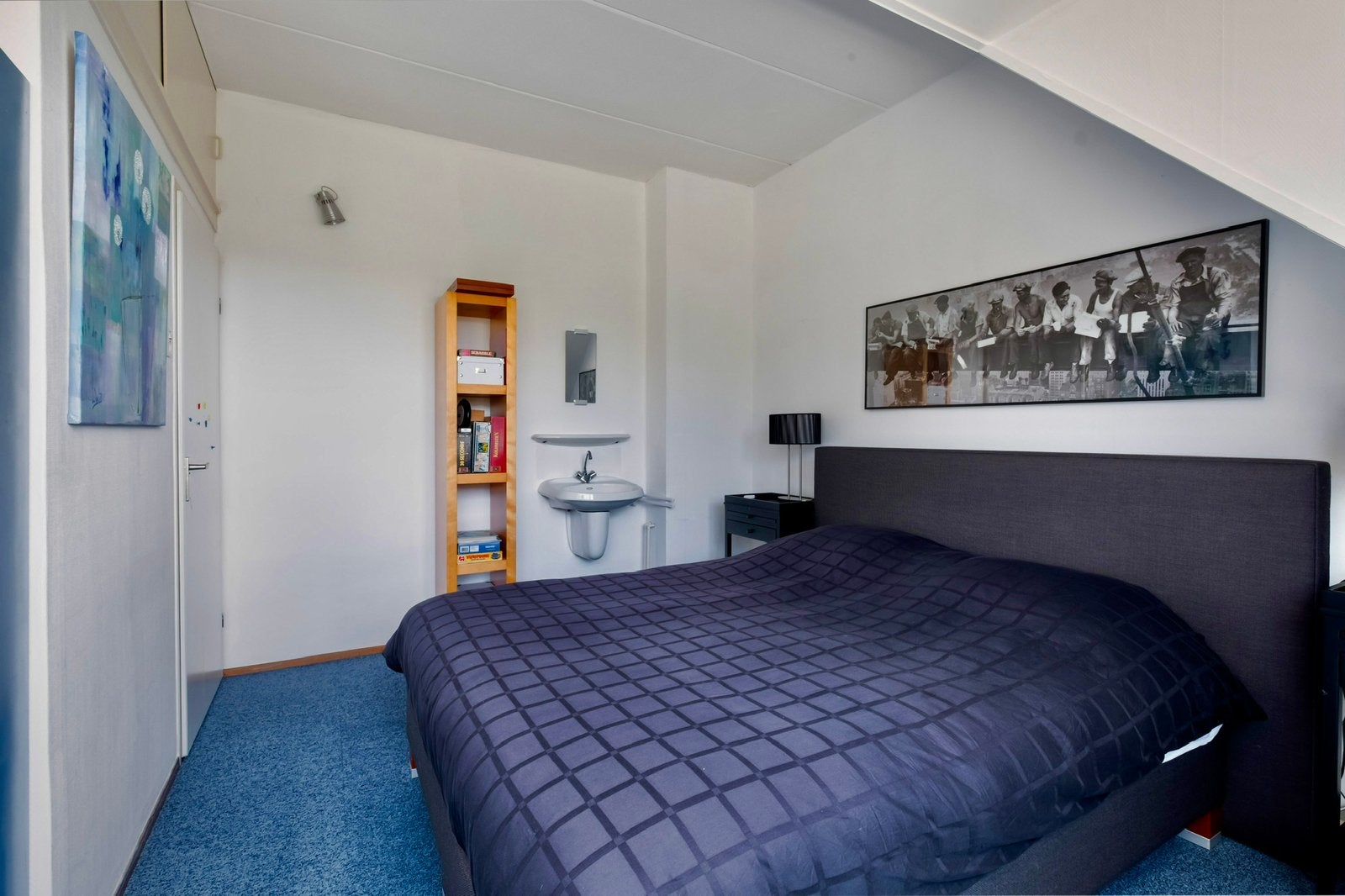 Pullman 2-persoonsbed, Ophalen, Zwart, Tweepersoons, Zo goed als nieuw