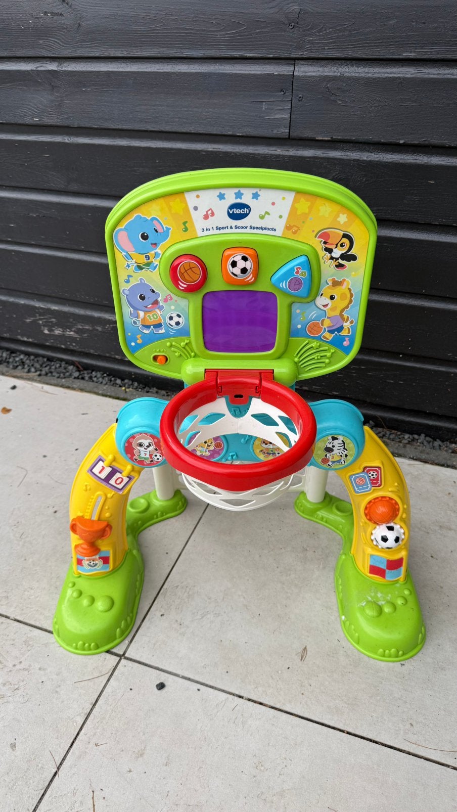 Vtech voetbal & basketbal, Kinderen en Baby's, Ophalen, Zo goed als nieuw, 6 maanden tot 2 jaar