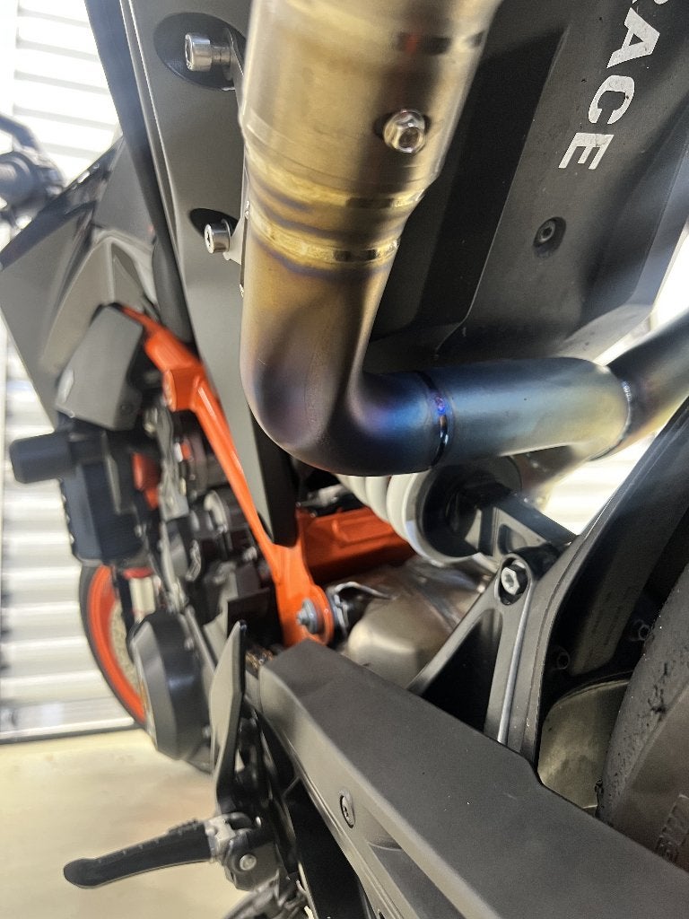 Austin Racing RS22 Titanium uitlaat Slip-on (Met deuk!), Ophalen of Verzenden