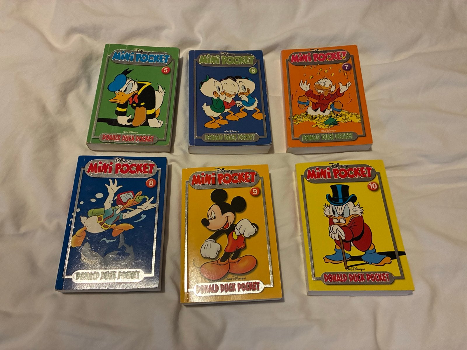 Donald Duck Mini Pockets - Complete set (6 stuks), Meerdere stripboeken, Ophalen of Verzenden, Gelezen