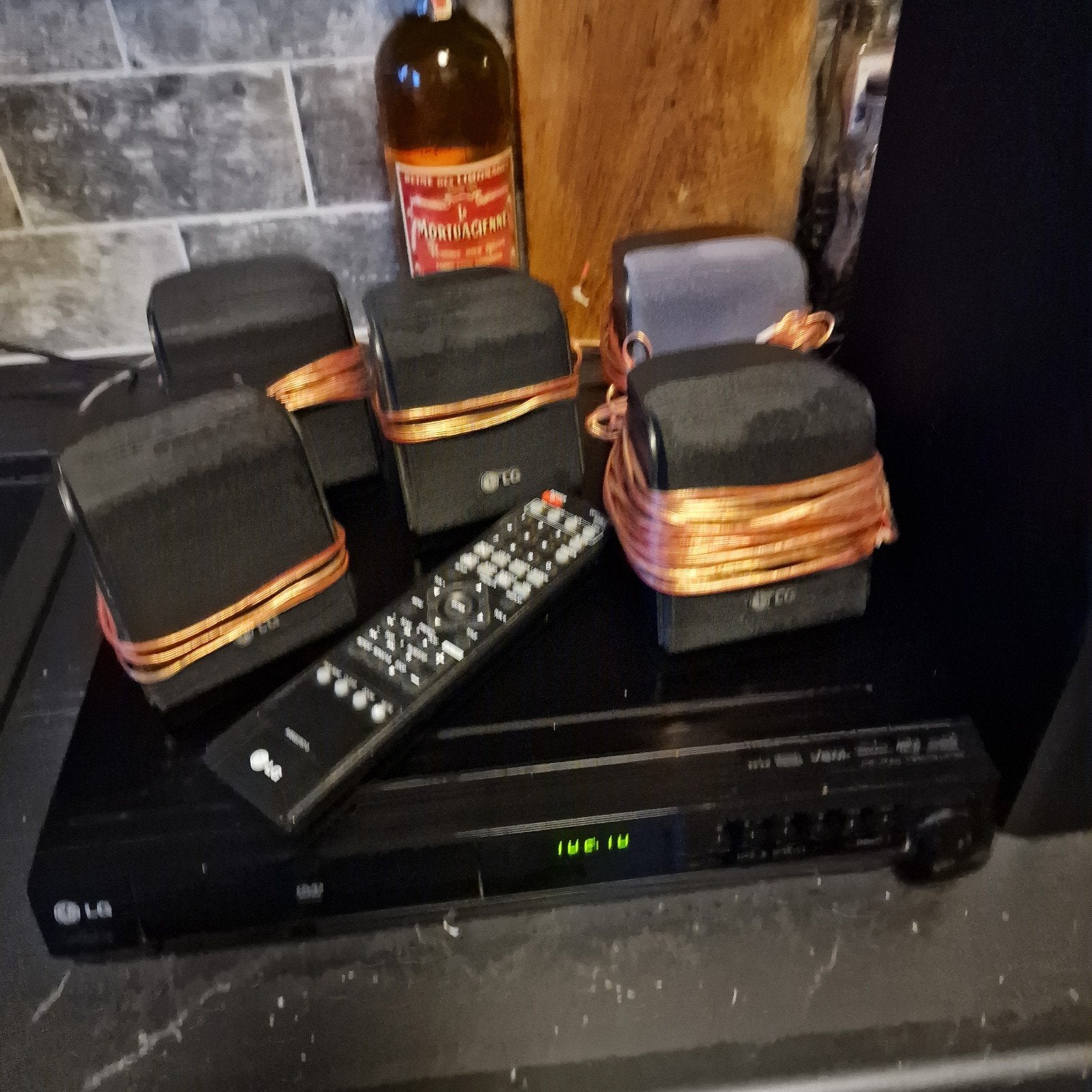 LG DVD-speler met 5.1 luidsprekersysteem, Audio, Tv en Foto, Home Cinema-sets, Gebruikt, 70 watt of meer, 5.1-systeem, Dvd-speler