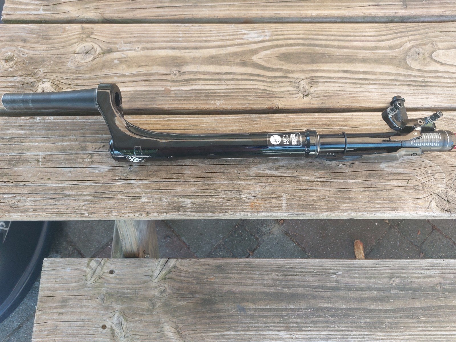 lefty ocho 100mm voorvork. in goede staat., Gebruikt, Ophalen of Verzenden, Cannondale, Voorvork