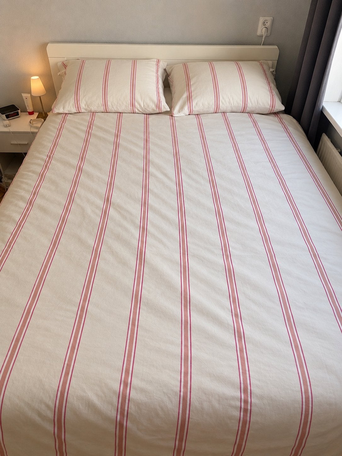 Dekbedovertrek Dindi by Walra, Ophalen of Verzenden, Zo goed als nieuw, Crème, 220 cm