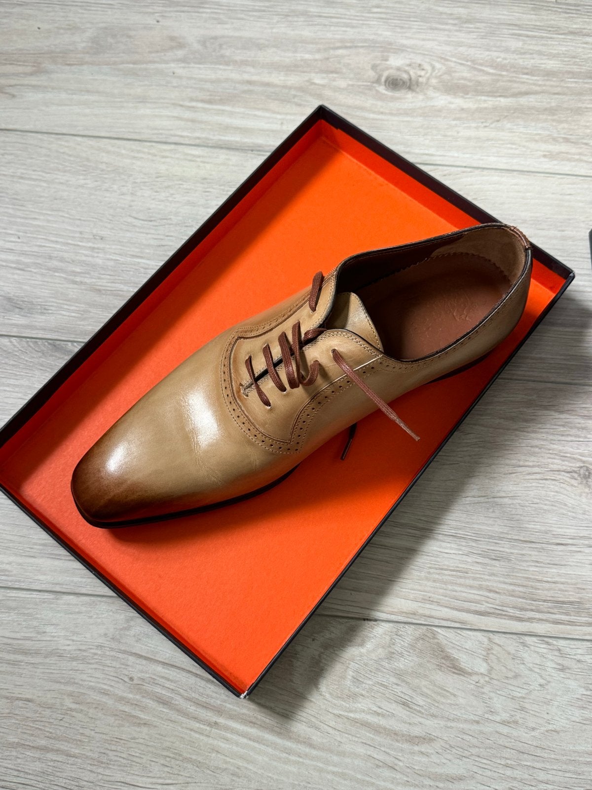 Nieuwe Bollini Goodyear-welted leren schoenen, Bruin, Nieuw, Ophalen of Verzenden, Veterschoenen
