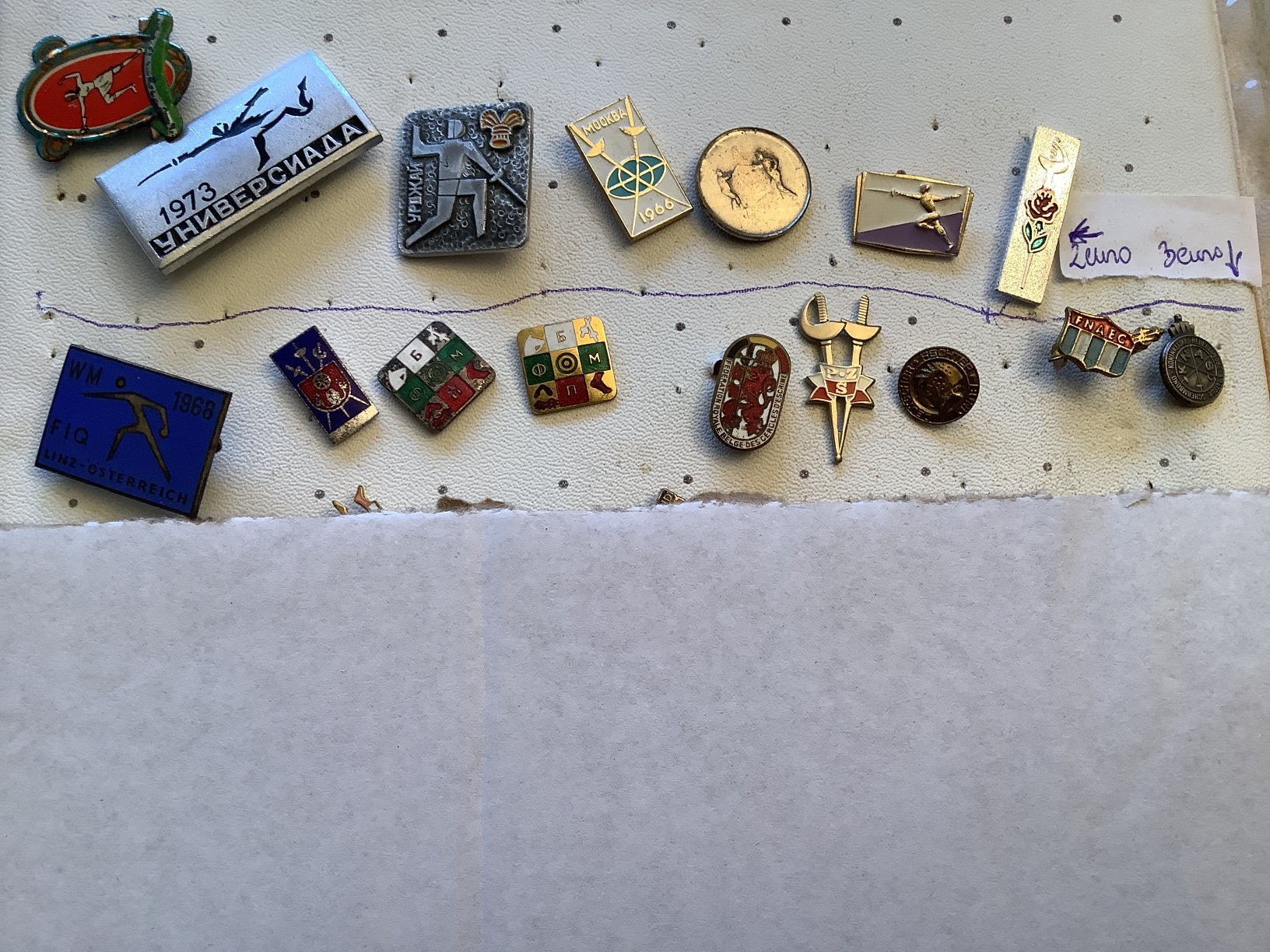 Speldjes schermen, Ophalen of Verzenden, Gebruikt, Overige onderwerpen