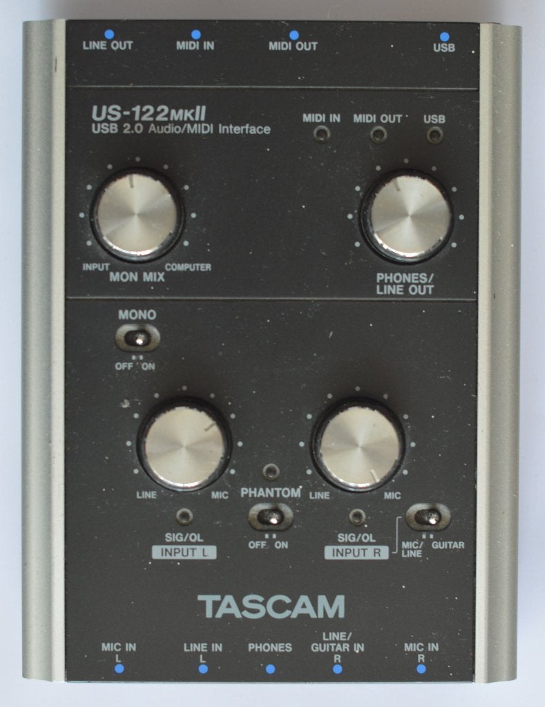 Geluidskaart Tascam US122 MK2, Computers en Software, Geluidskaarten, Ophalen of Verzenden, Gebruikt