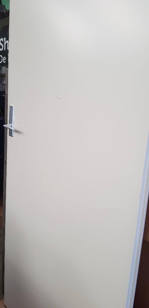 Opdek binnendeuren glad te koop, Doe-het-zelf en Verbouw, Deuren en Horren, Ophalen, Kunststof, 80 tot 100 cm, 215 cm of meer