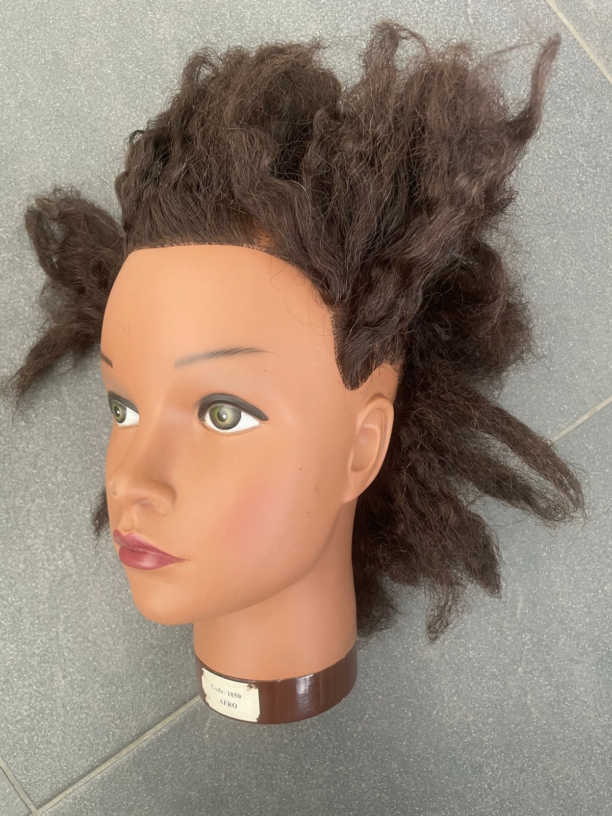 Oefenhoofd Afro Kapsels - Code 1050, Ophalen, Gebruikt, Overige typen
