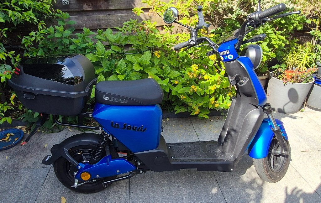 La Souris E-ID K1 elektrisch blauw kenteken, Fietsen en Brommers, Elektrisch, Zo goed als nieuw, Ophalen, Overige merken