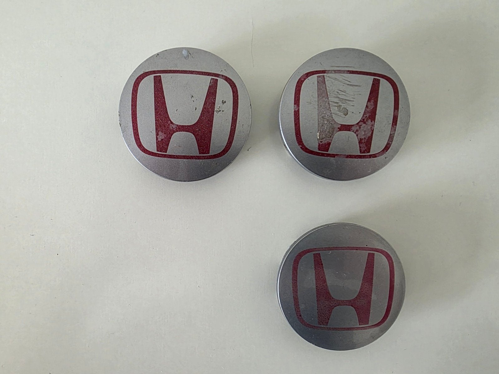 Honda EP3 OEM Genuine Wheel Center Caps 3 stuks, Verzenden