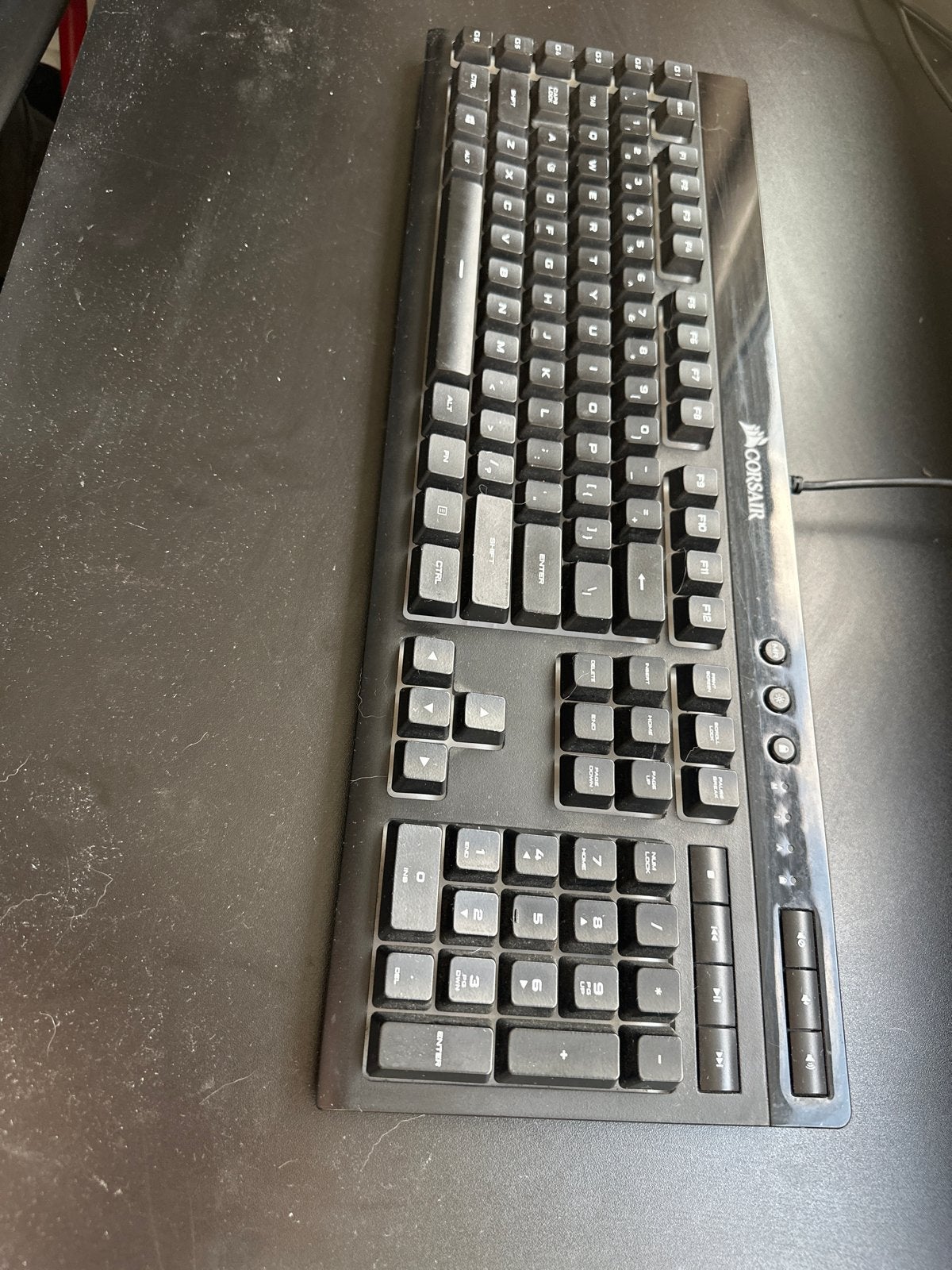 Corsair K55 RGB Gaming Toetsenbord, Computers en Software, Toetsenborden, Gebruikt, Gaming toetsenbord, Ophalen of Verzenden, Qwerty