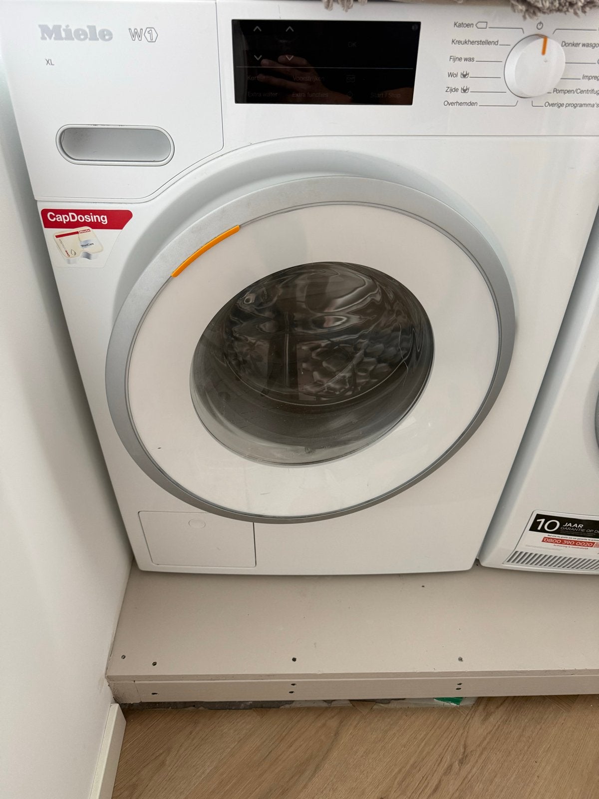Miele Wasmachine W1 - 6 jaar oud, werkt perfect, 1200 tot 1600 toeren, Gebruikt, 8 tot 10 kg, Ophalen of Verzenden