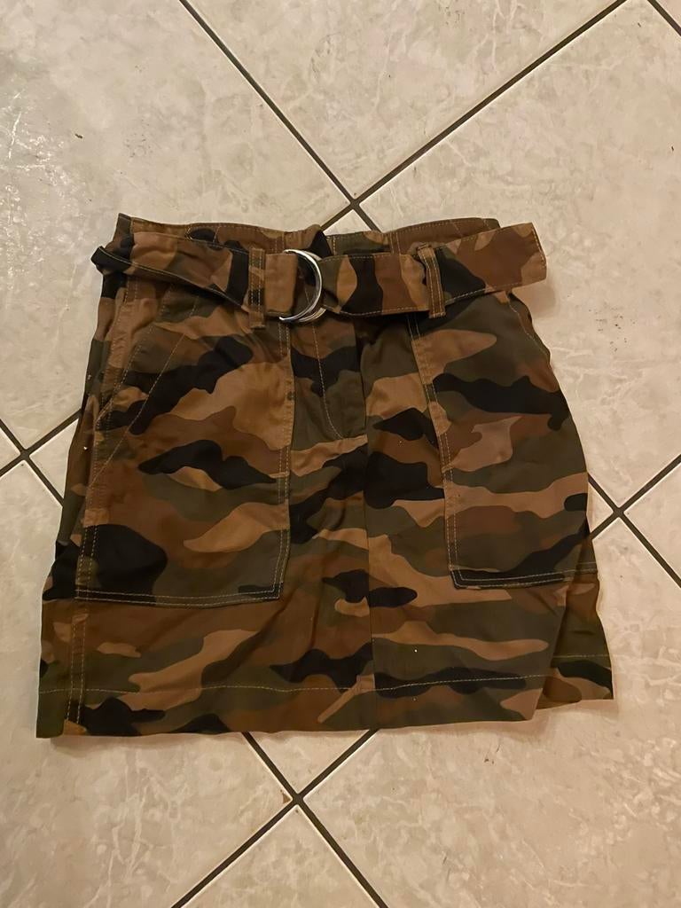 Legerrokje maat 34 zgan, Ophalen, Zo goed als nieuw, Maat 34 (XS) of kleiner, Boven de knie