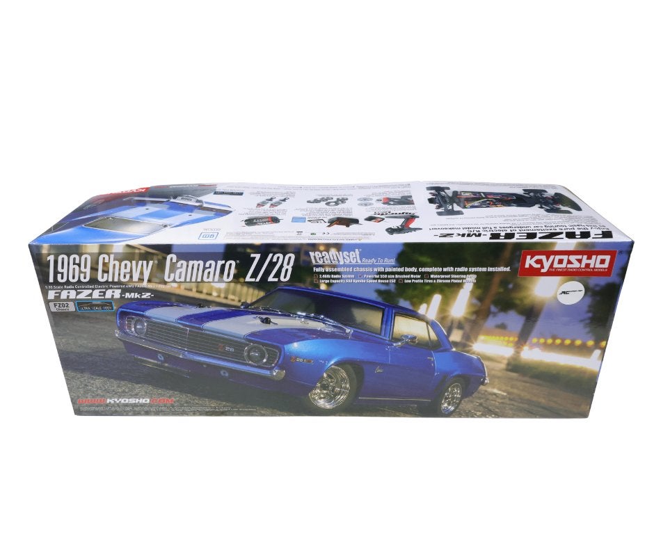Kyosho Fazer MK2 Chevy Camaro Z28 1969 Blue 1:10 Readyset