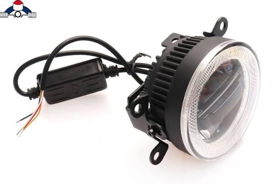 LED Mistlamp met Angel Eye piago zip, Ophalen of Verzenden, Nieuw, Koplamp, Piaggio