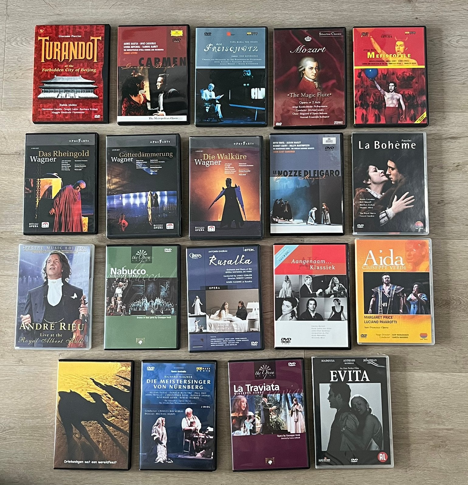 Dvd’s klassiek en opera 19 stuks, Alle leeftijden, Ophalen of Verzenden, Zo goed als nieuw, Muziek en Concerten