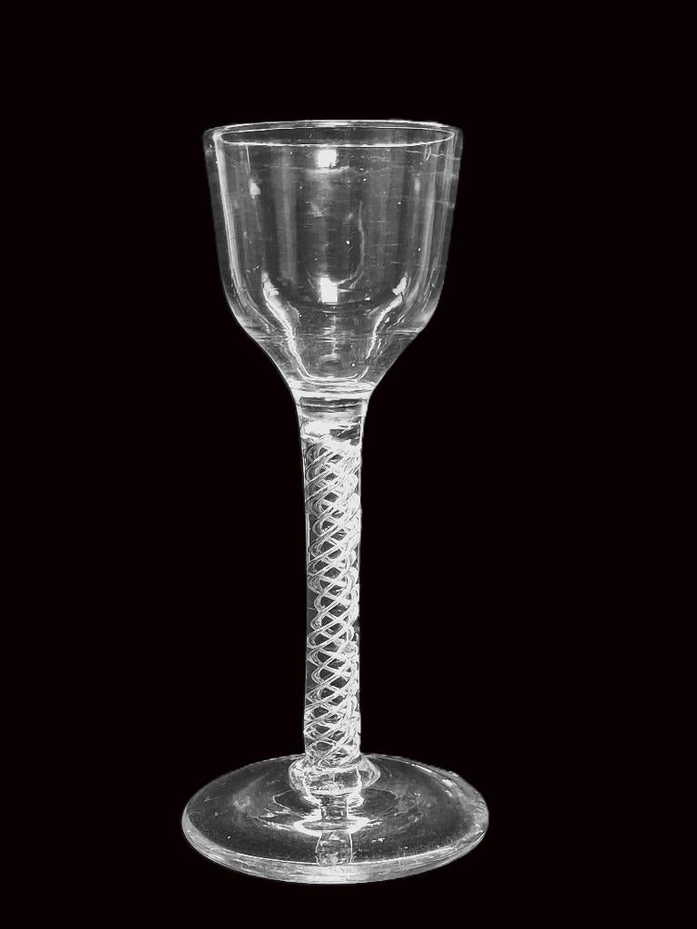 Air Twist Wijnglas c1750, Ophalen of Verzenden