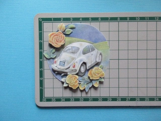 j106 VW Kever / bloemen, Verzenden, Nieuw, Man of Vrouw, Overige typen