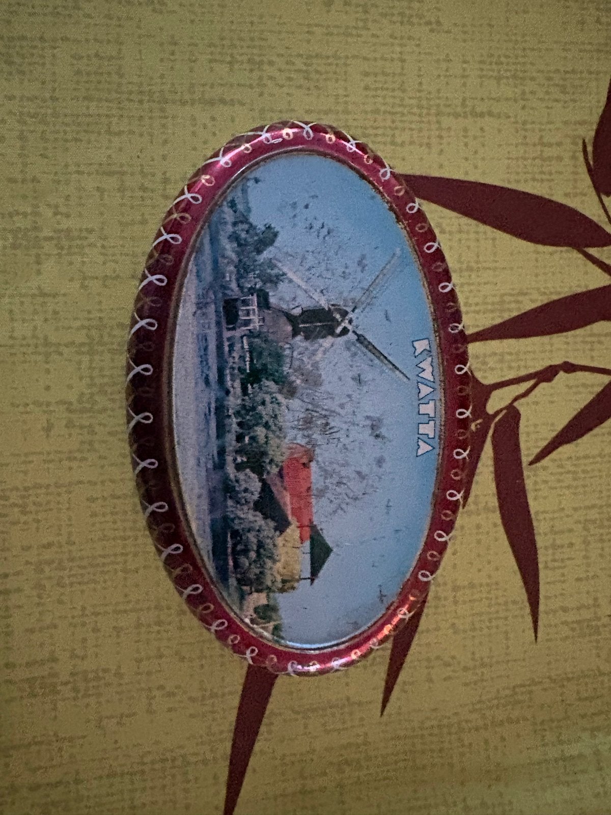 Vintage Kwatta Breda Holland blikje met molenafbeelding, Antiek en Kunst, Ophalen