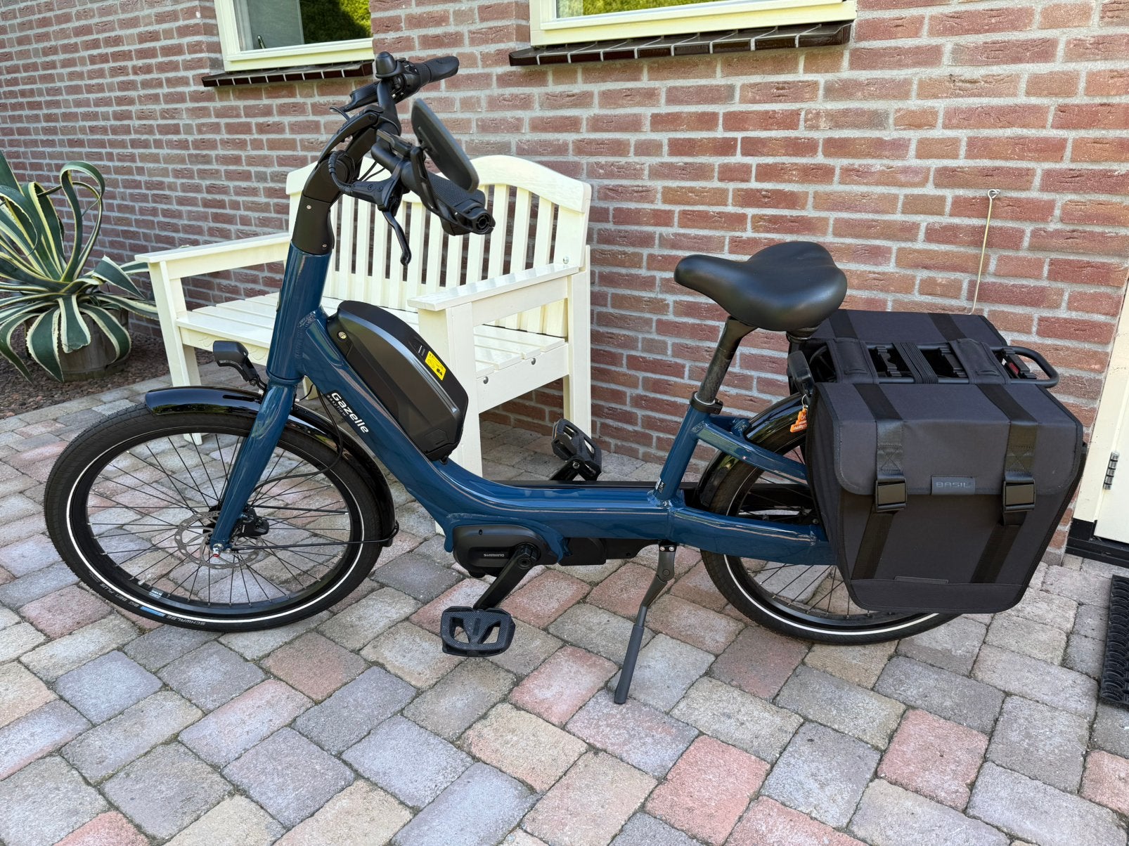 Gazelle Easyflow elektrische fiets, 432 km, 630 Wh, Ophalen, Zo goed als nieuw, Minder dan 47 cm, 50 km per accu of meer