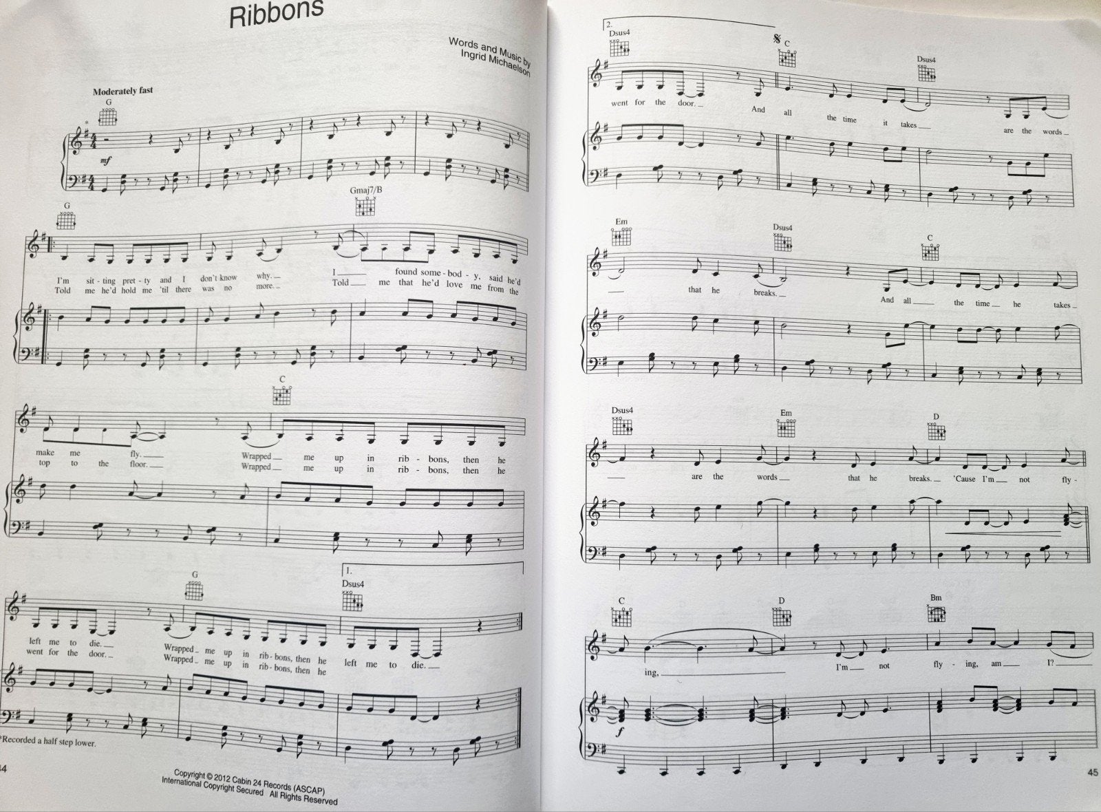 Ingrid Michaelson - Human Again (piano/zang/gitaar) Art36, Gebruikt, Verzenden, Gitaar, Artiest of Componist