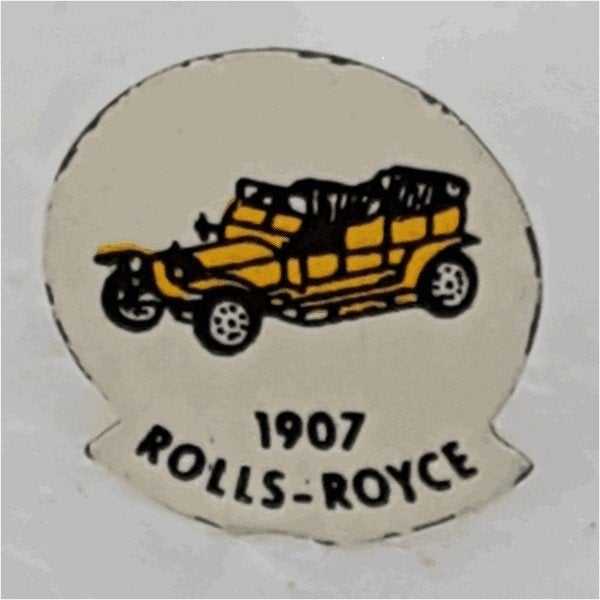 SP0309 Speldje 1964 Rolls-Royce geel, Ophalen of Verzenden, Gebruikt, Overige onderwerpen