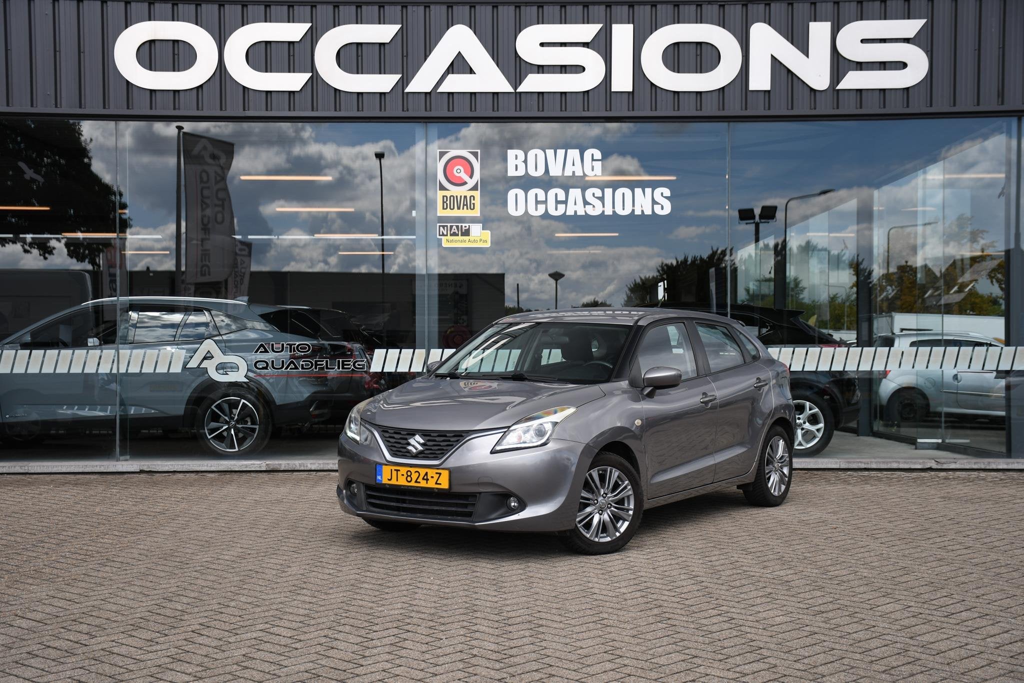 Suzuki Baleno 1.2 Exclusive VOORSTOELEN VERWARMD/ TREKHAAK, Auto's, Suzuki, Voorwielaandrijving, 12 maanden, Stof, Gebruikt