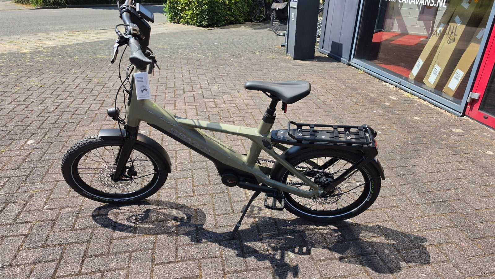 Sparta S compact olive green, Fietsen en Brommers, Elektrische fietsen, Minder dan 47 cm, Ophalen, Nieuw, Sparta