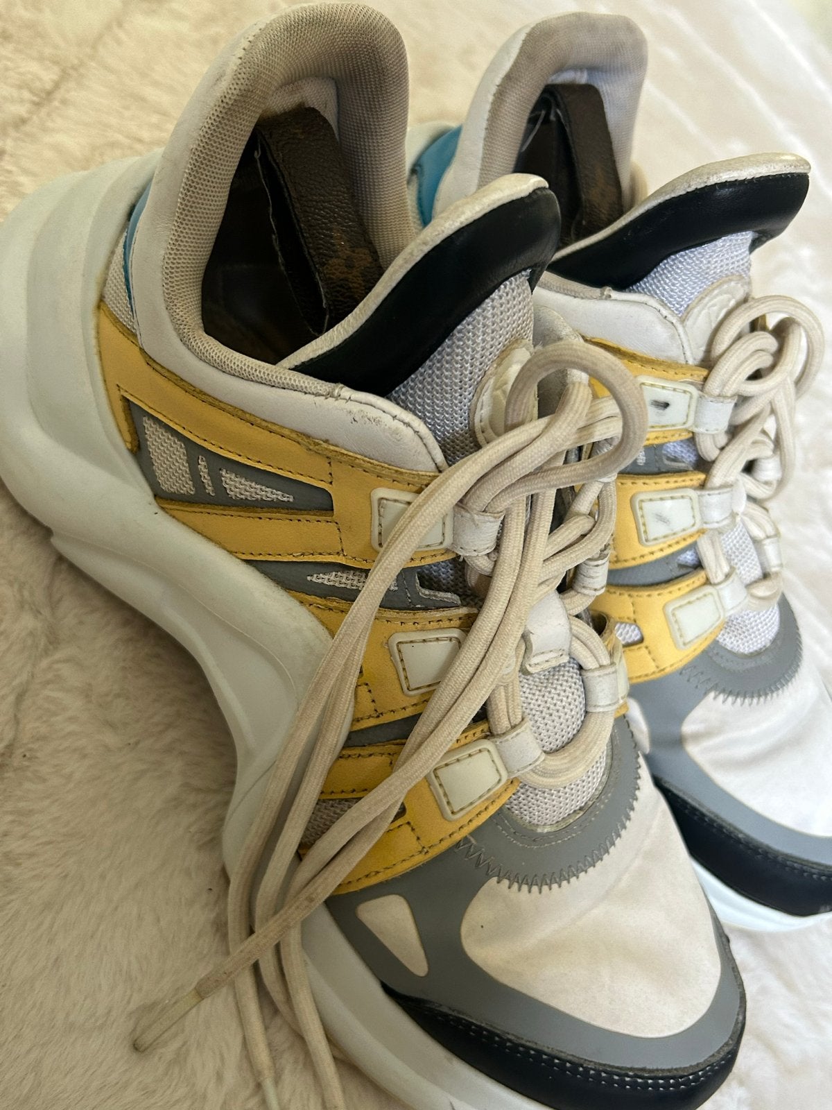 Louis Vuitton Archlight Sneakers Maat 39, Wit, Ophalen of Verzenden, Sneakers of Gympen, Zo goed als nieuw