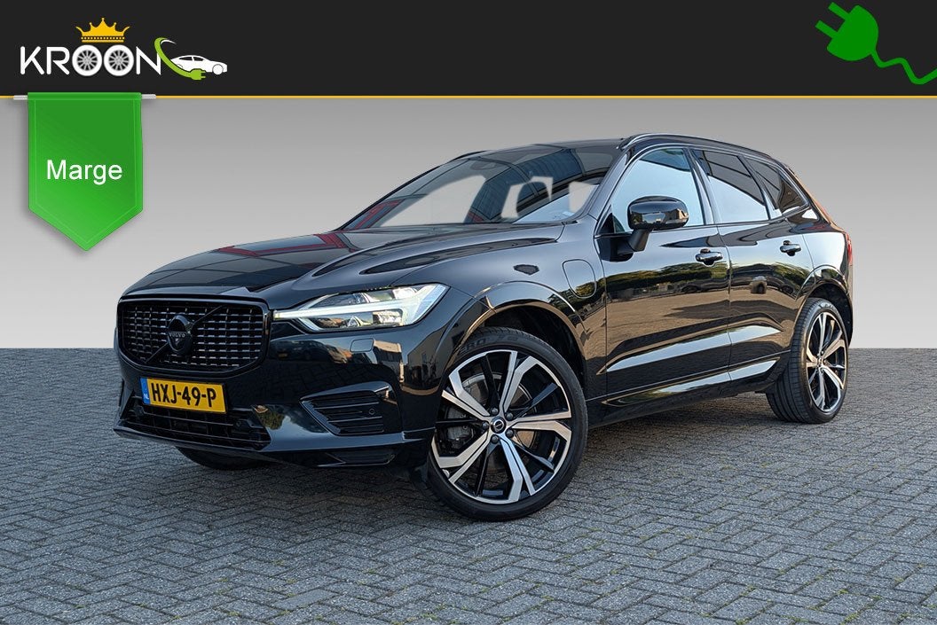 Volvo XC60 2.0 T8 Twin Engine AWD R-Design Panorama Trekhaak, Automaat, Gebruikt, Zwart, Leder