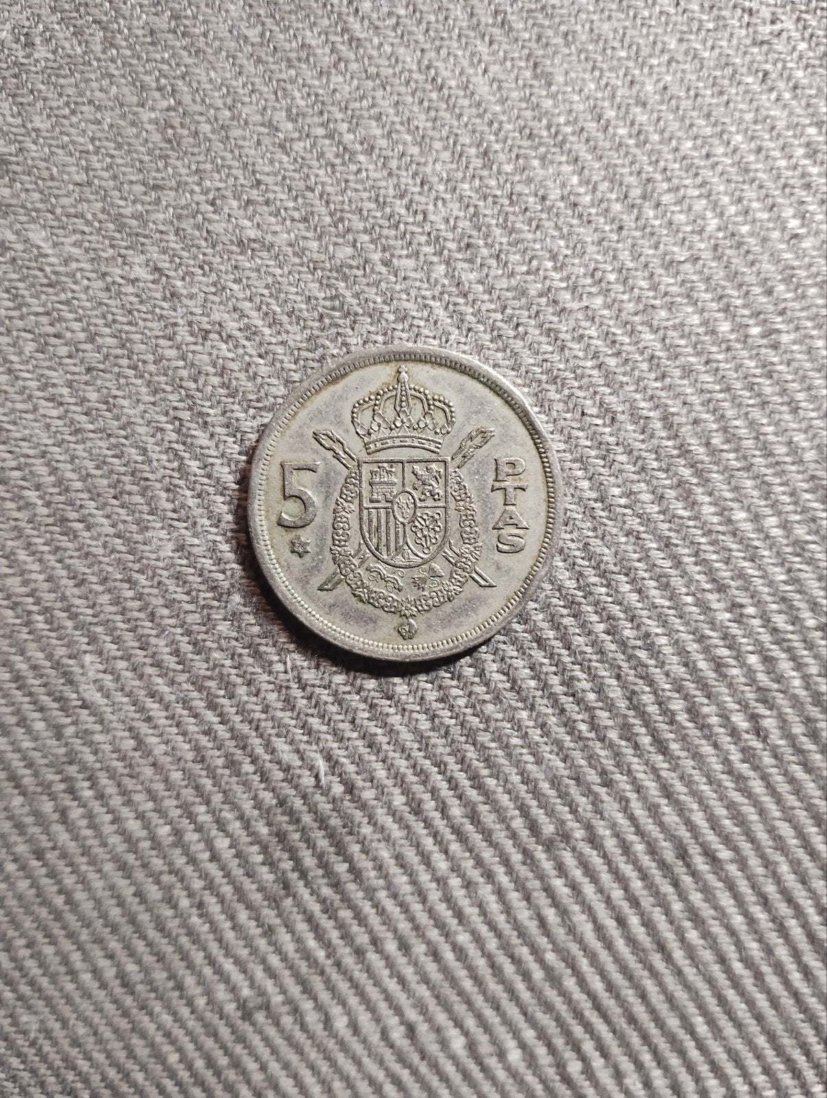 5 Peseta Spanje 1975 (1976) Juan Carlos I ( M-0262), Verzenden, Overige landen, Losse munt