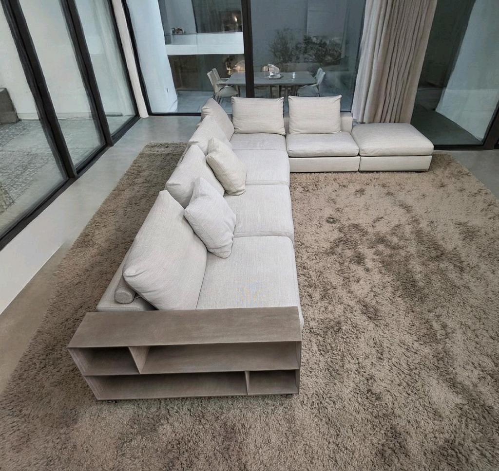 Flexform Groundpiece design hoekbank Antonio Citterio 32k+!, Ophalen of Verzenden, Beige, Rechthoekig
