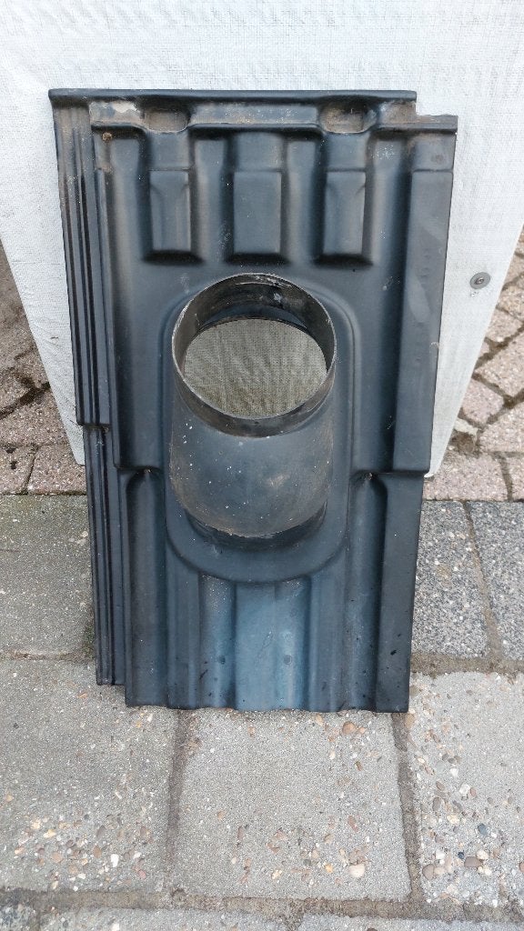 Dakdoorvoer voor Mulden dakpannen, Ophalen, Kunststof, Gebruikt, Zwart
