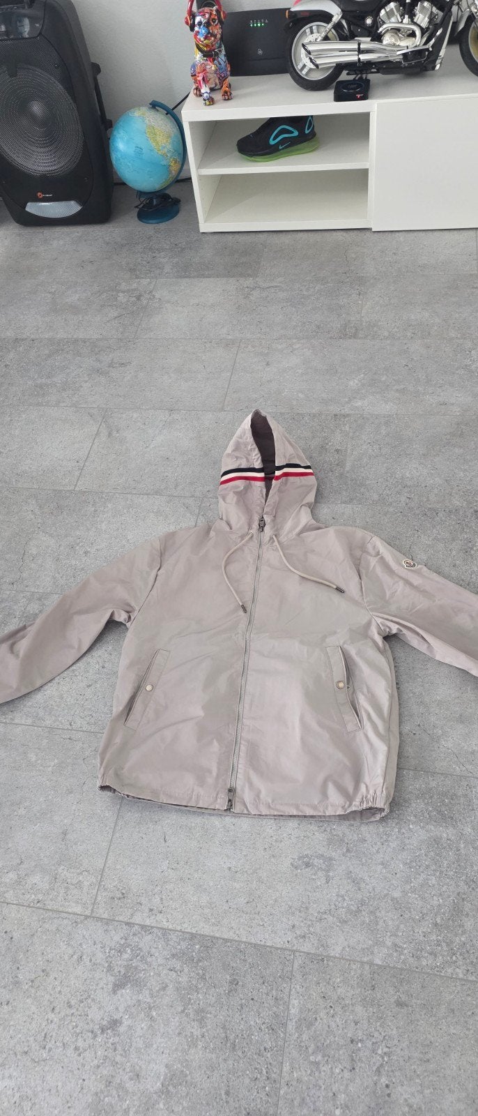 Moncler Windbreaker, Kleding | Dames, Ophalen of Verzenden, Nieuw, Grijs