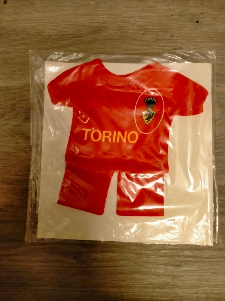 Torino Italië vintage mini shirtje mini-sportdress, Verzamelen, Ophalen of Verzenden, Zo goed als nieuw, Buitenlandse clubs, Shirt