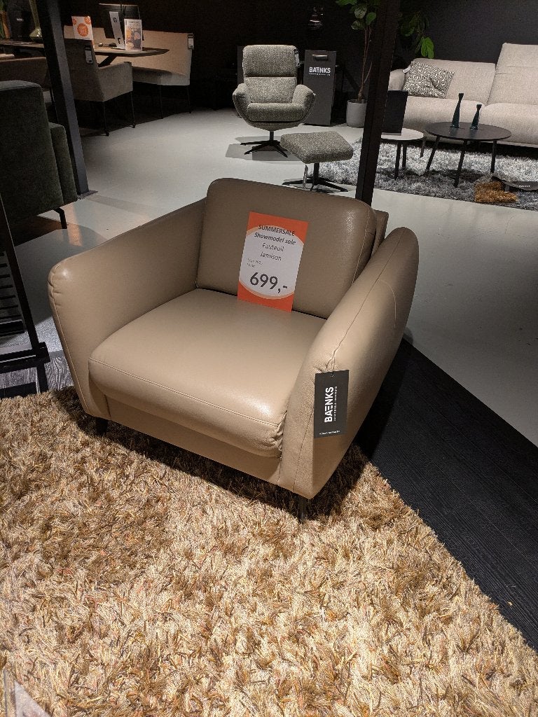 SUPER MOOIE NIEUWE LEDEREN BAENKS FAUTEUIL