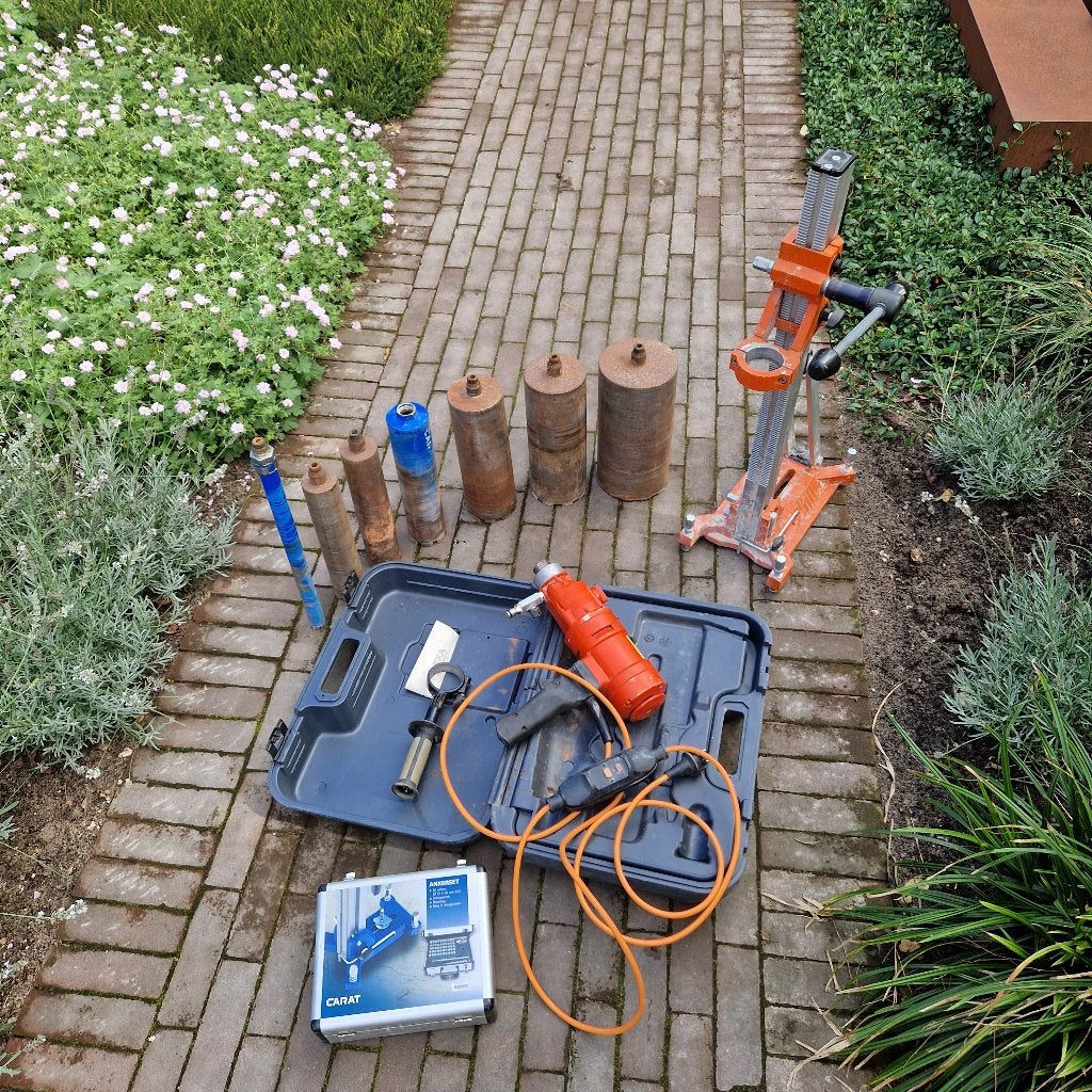 Weka dk16 , met partij boren en carat s1803 statief etc, Ophalen, Gebruikt, Overige typen